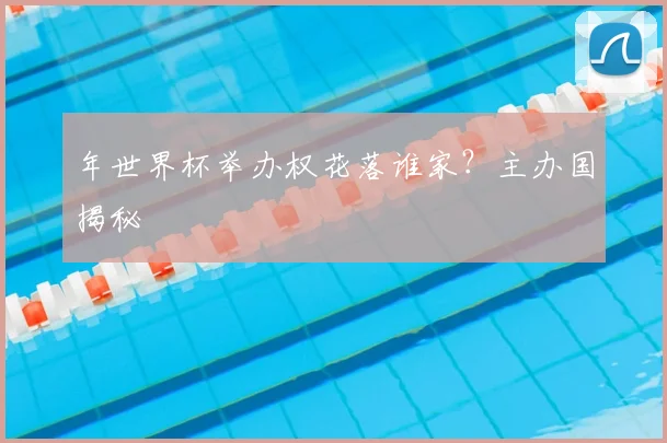 年世界杯举办权花落谁家?主办国揭秘
